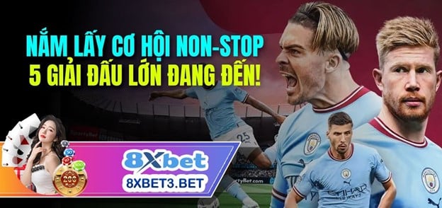 Hình ảnh với dòng chữ "5 Giải Đấu Sôi Động Đang Chờ Đón Bạn